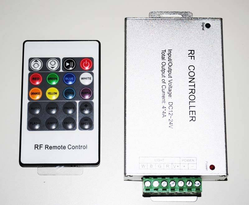 RGB-WW Controller für RGB-WW LED Streifen mit Fernbedienung