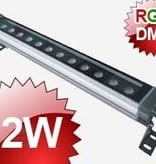 LED Wall Washer 24 Volt 12x1W RGB DMX