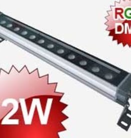 24V LED Wall Washer 12x1W RGB