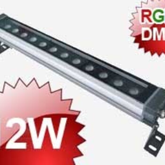 LED Wall Washer 24 Volt 12x1W RGB DMX
