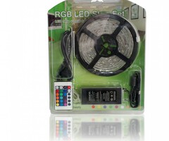RGB Multicolor 30 LED / m - 5 Meter Komplett