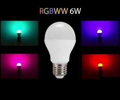 Miboxer Lampadina LED RGB-WW WiFi E27 230V 6 Watt