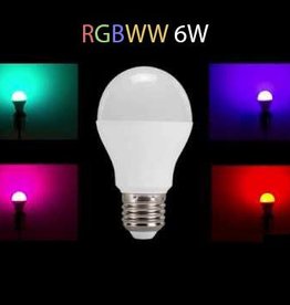 E27 RGBWW WiFi LED Bulb 6W