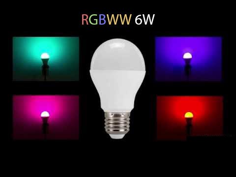 Miboxer E27 RGBWW 6W WiFi LED Birne 230V