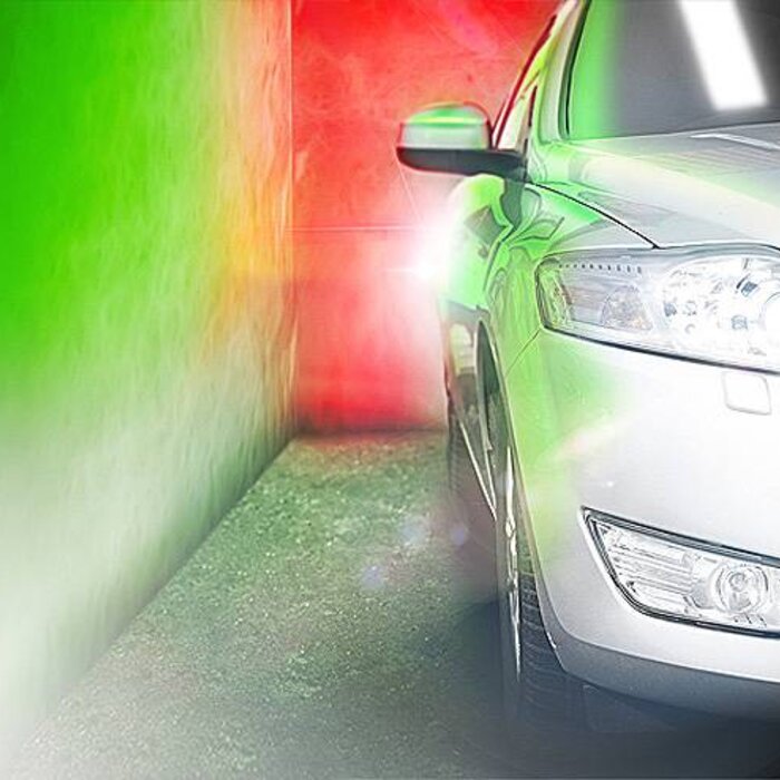 Sensor de estacionamiento para tiras de LED RGB