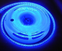 LED Strip Blue 120 LED/m Waterproof - per 50cm