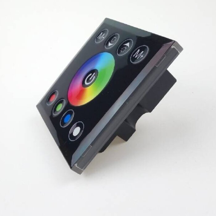 LED RGBW muurdimmer met touch-panel