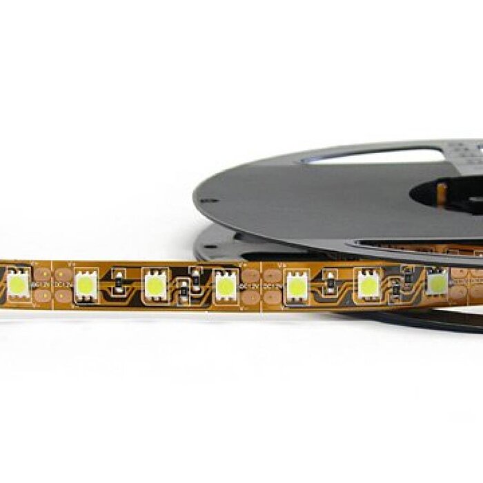 LED en bande auto-adhésive 5050 60 LED/m Vert - par 50cm