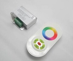 RGB Controller with touch-wheel remote White