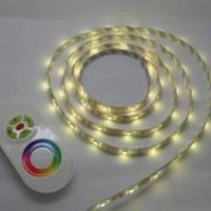 RGB Controller met touchwheel afstandsbediening - Wit