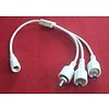 Cavo Splitter 5.5mm DC (1 -> 3) Impermeabile
