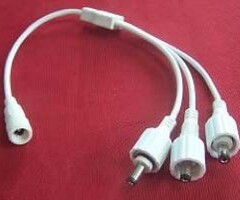 Cavo Splitter 5.5mm DC (1 -> 3) Impermeabile