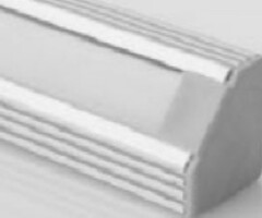 Perfil de aluminio angular (45 Grados) 1 Metro