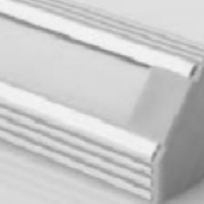 Aluminium LED Strip hoekprofiel 1 meter - 45 Graden