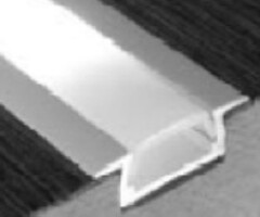 Profil en aluminium 1 mètre - 5 mm d'épaisseur