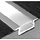Aluminium LED Strip Profiel Inbouw 1 meter