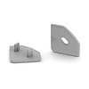 End cap for angular aluminium profile 45 degrees