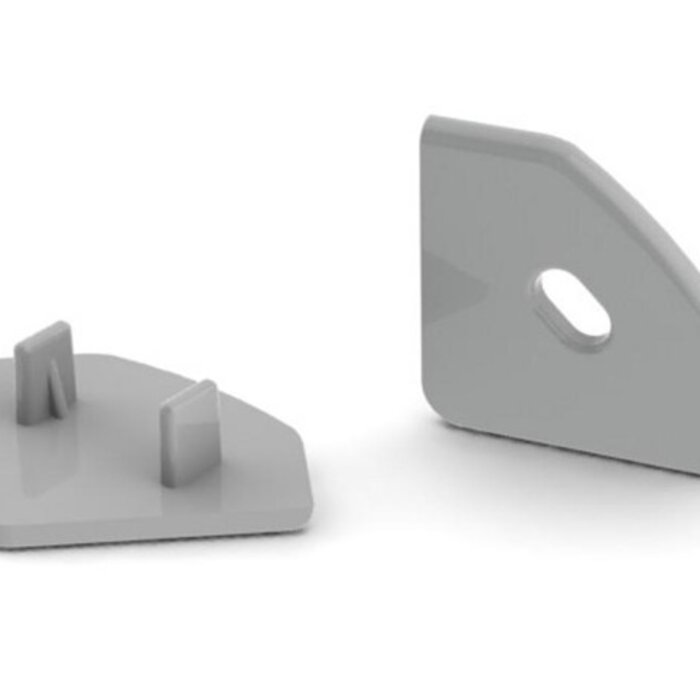 Cappuccio terminale per profilo angolare 45 gradi