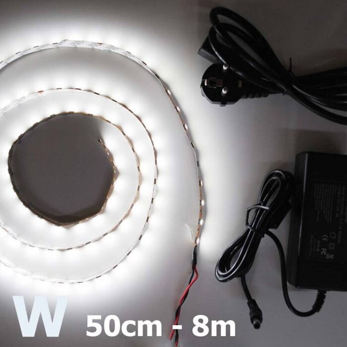 Weiß 5050 60 LED / m Komplett