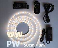 Weiß / Warm Weiß einstellbar LED Streifen Set
