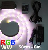 Bande LED RVB-WW 60 LED/m Kit