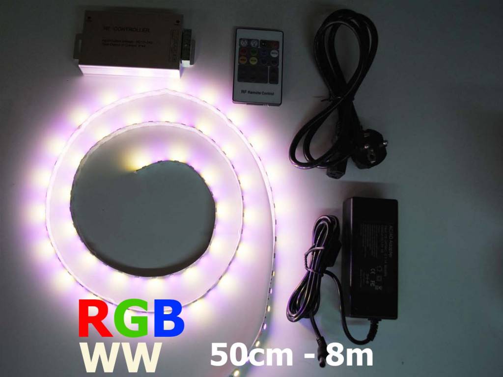 RGB-WW 60 LED/m LED Strip Set