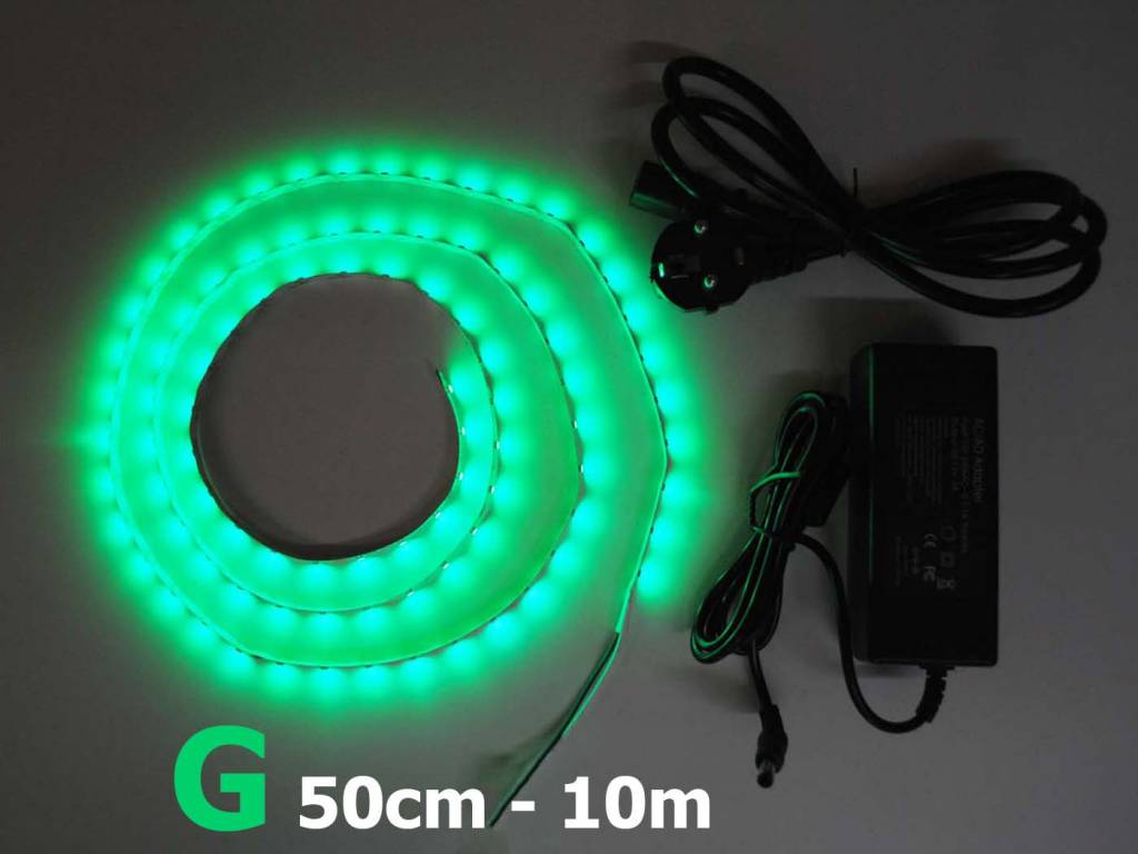 Bande LED Vert 60 LED / m Kit