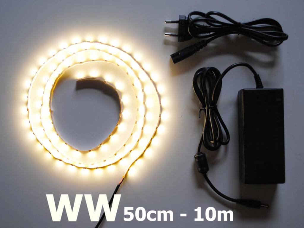 Warm Weiß 60 LED / m Komplett