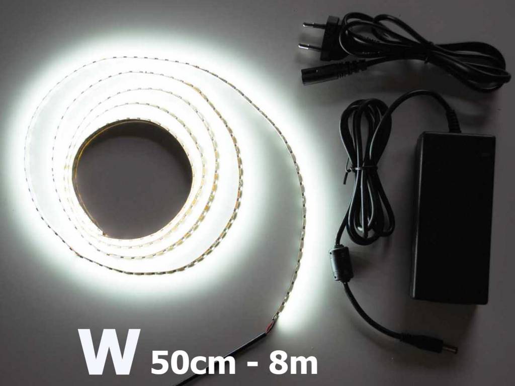 Bande LED Blanc 120 LED / m Kit