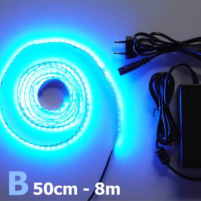 Blue 120 LED/m Complete
