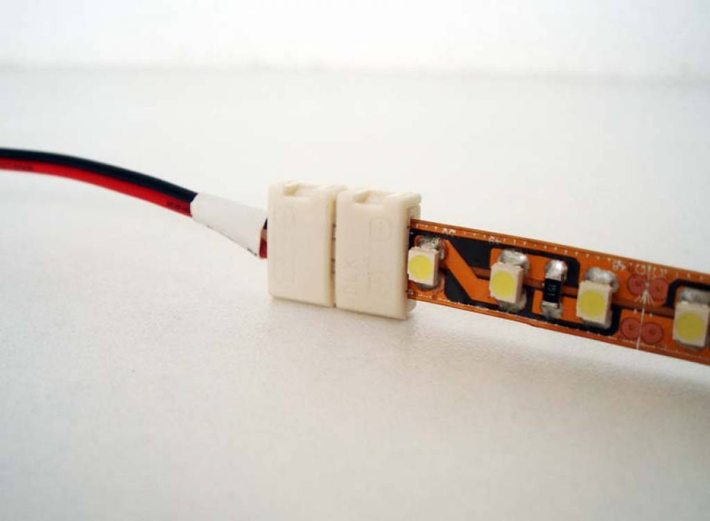 15 cm Meter verbindingskabel voor enkelkleurige LED Strips