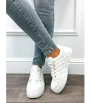 Pattern Sneaker Wit