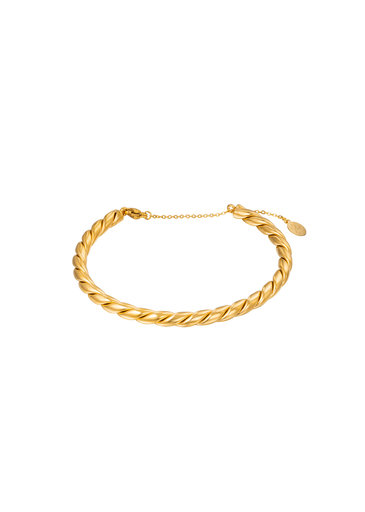 JEWEL || Bracelet Bangle Rope Gold