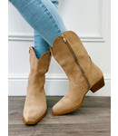 Cowboy Ankle Boot Beige