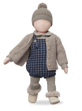 1+ in the family 1+ in the family 32h Gebreide vest met knoopjes.