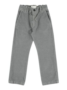 Morley Morley Grijze fluwelen broek.
