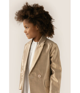 Simple Kids Simple Kids gouden blazer