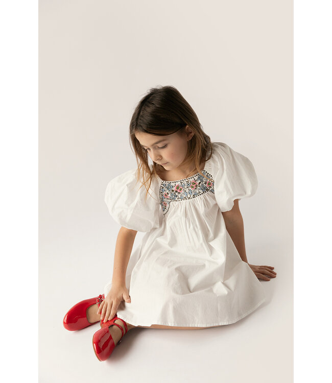 Simple Kids 42E GULA POPLIN WHITE