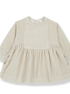 1+ in the family 1+ in the Family 42H Corduroy jurk ecru