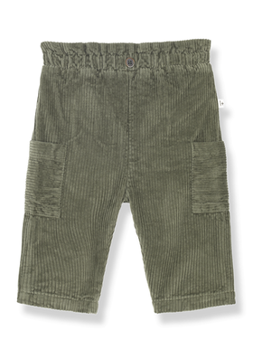 1+ in the family 1+ in the Family 42H Corduroy broek olive