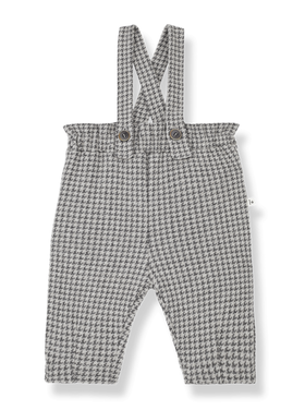 1+ in the family 1+ in the Family 42H Grijze broek met bretellen grey