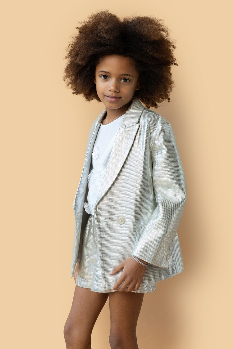 Simple Kids Simple Kids 52E LAMB GLITTER SILVER