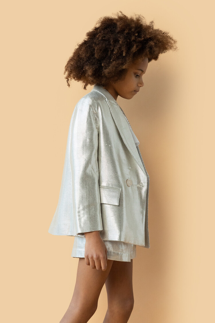 Simple Kids Simple Kids 52E LAMB GLITTER SILVER