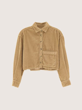 Bellerose Bellerose ribfluwelen vestje camel