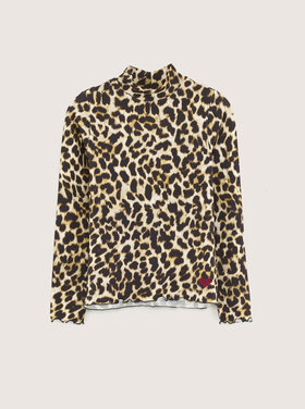 Bellerose Zachte Bellerose souspull met panterprint