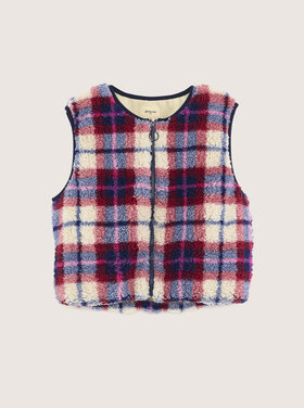 Bellerose Bellerose ruiten vest zonder mouw teddy