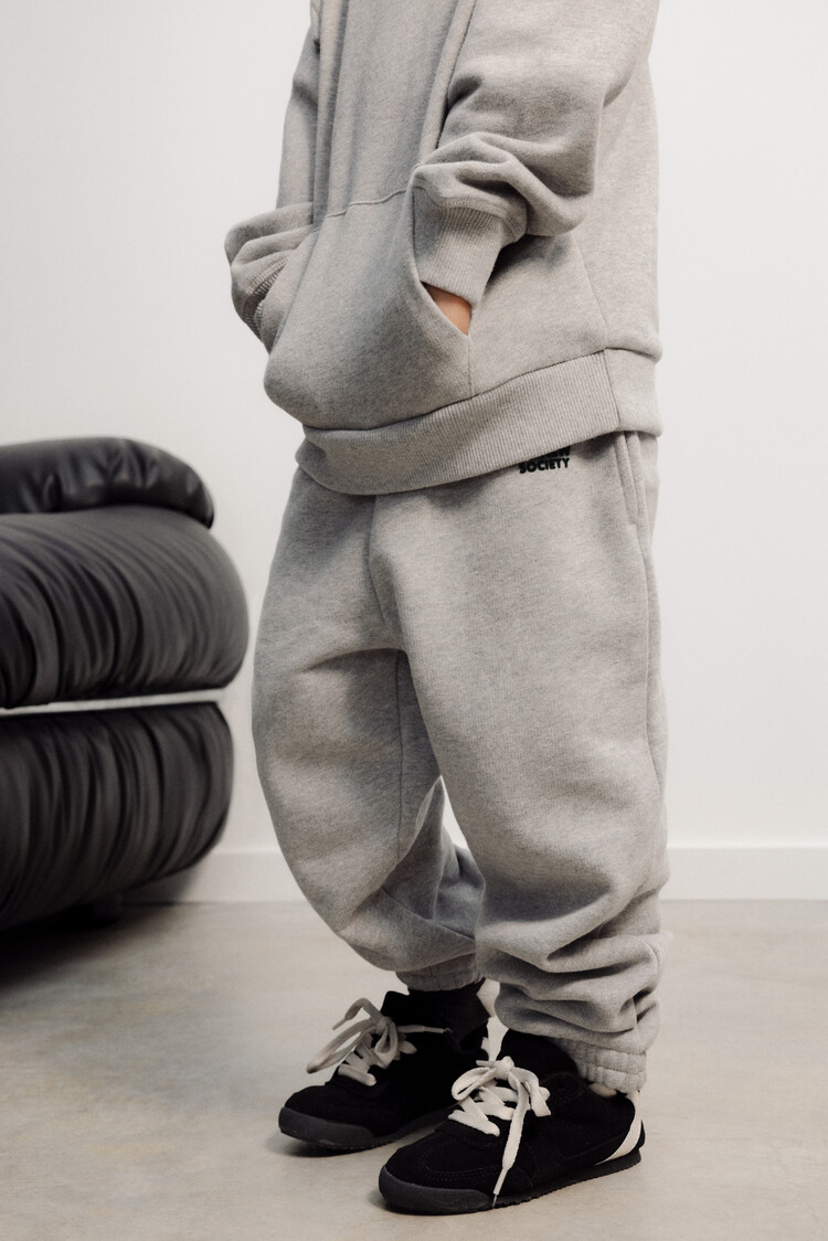 The New Society New Society 62H JOGGING MID GREY MELANGE