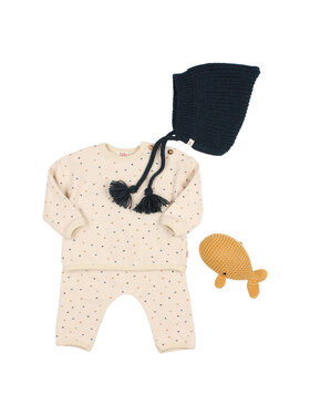 Búho Buho 62H 5313 SOFT STARS SWEATSHIRT NATURAL