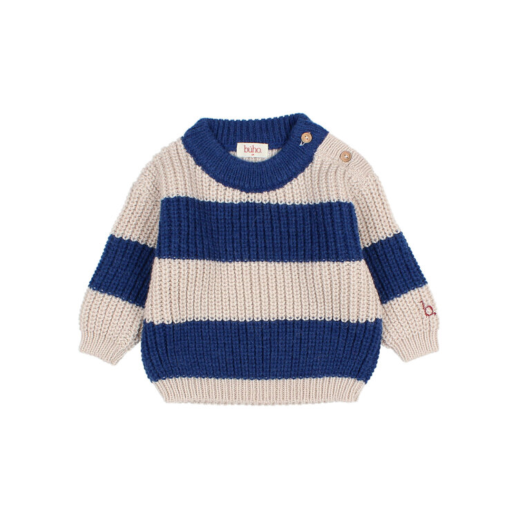 Búho Buho 62H 5345 STRIPES JUMPER MARINE