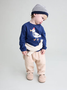 Búho Buho 62H 5357 BIRD T-SHIRT MARINE